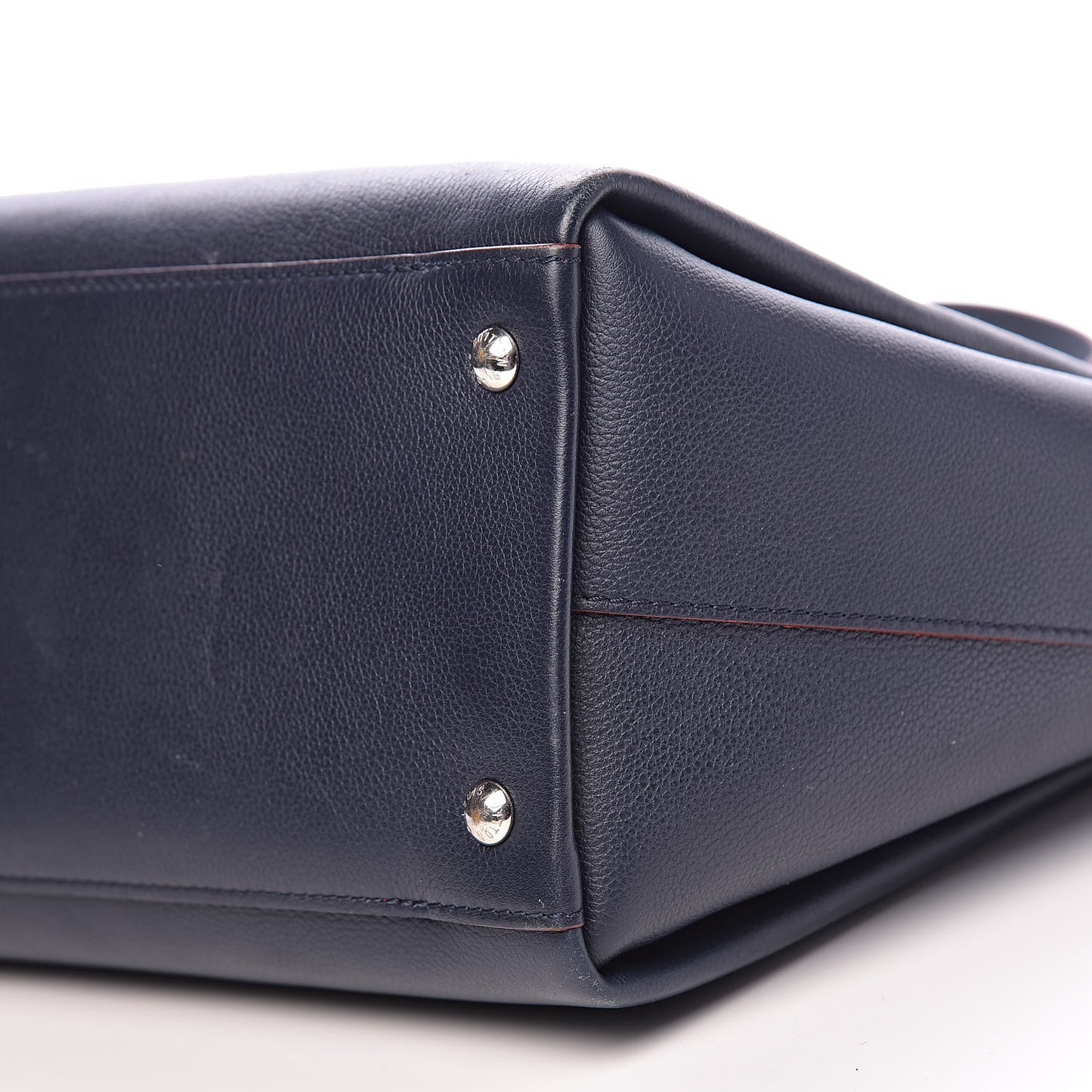 Calfskin Lockmeto Marine Rouge