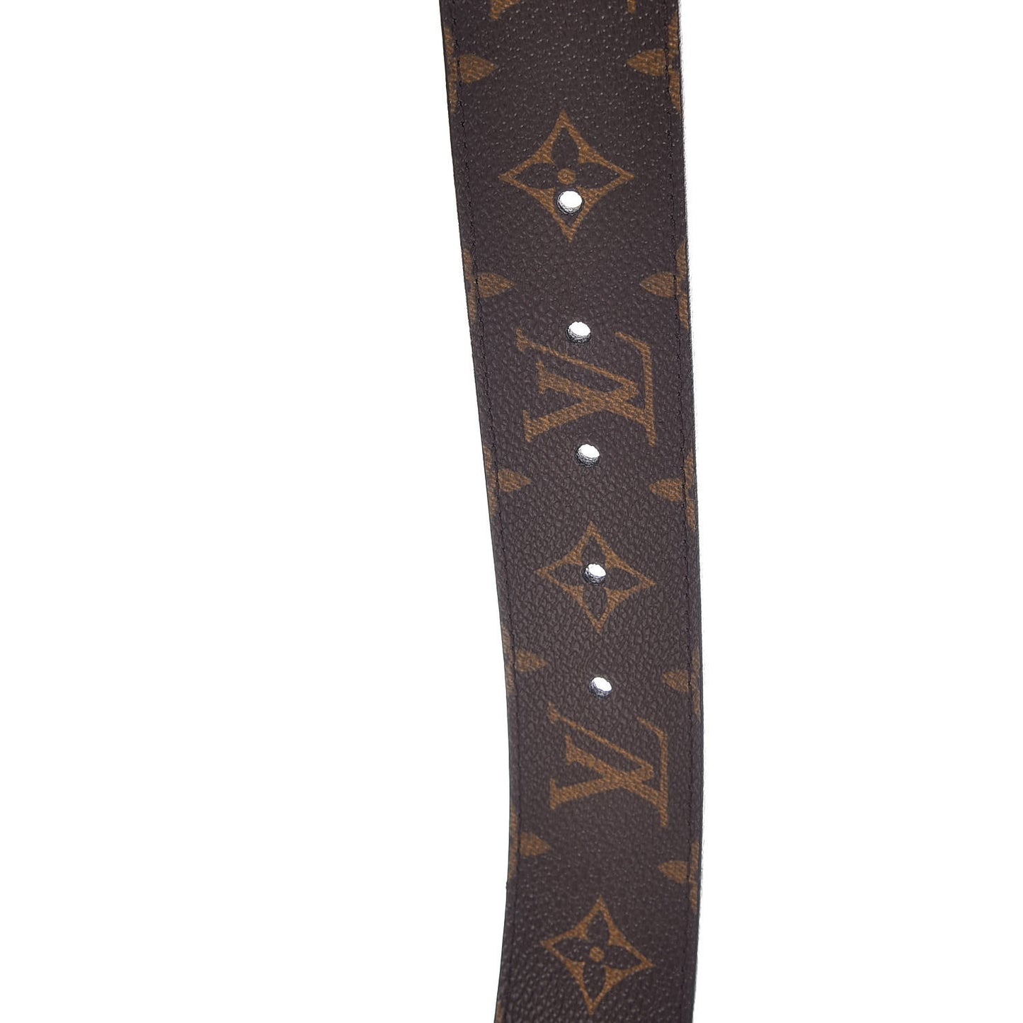 Calfskin Monogram 30mm LV Initiales Reversible Belt 80 32 Black