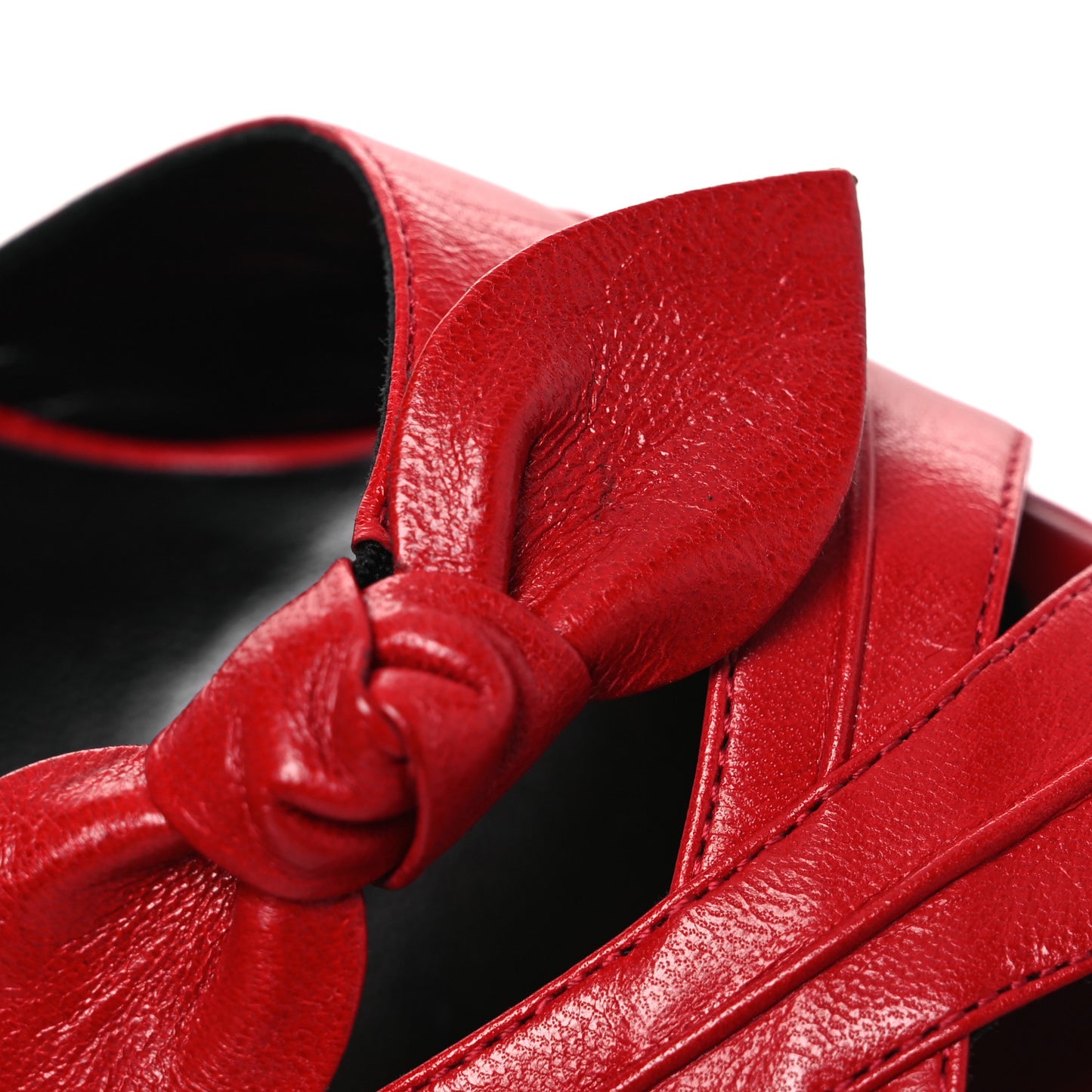 Goatskin Candy 80 Platform Sandals 39.5 New Red