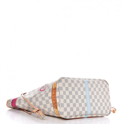 Louis Vuitton Damier Azur Summer Trunks Hawaii Neverfull MM 5 of 10