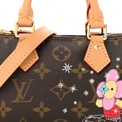 Louis Vuitton Monogram Vivienne Ice Skating Nano Speedy Bandouliere Pink 8 of 10