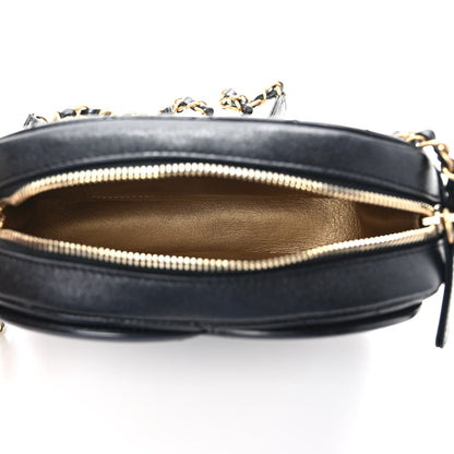 Chanel Lambskin Quilted Coco Midnight Camera Case Black 5 of 12