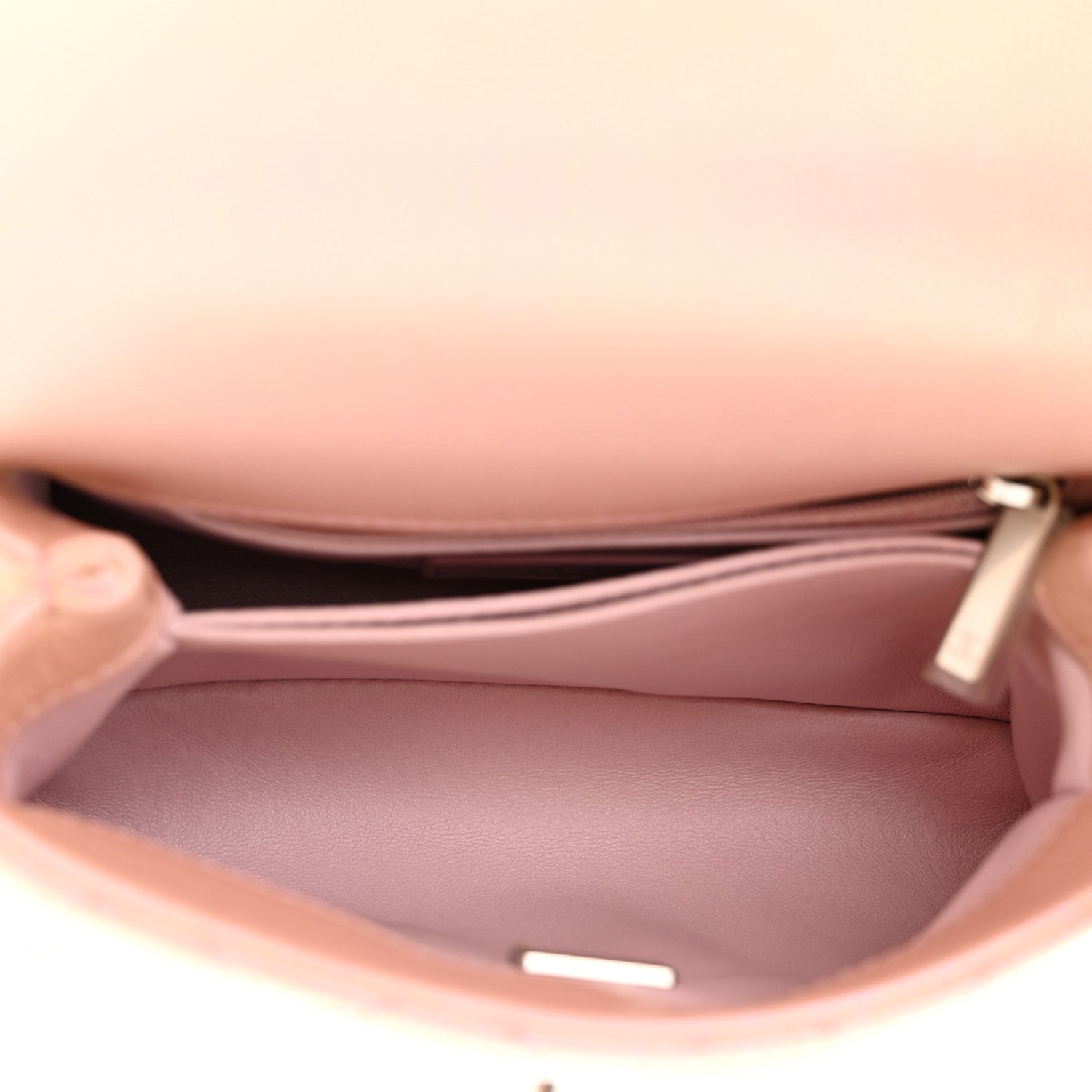 Chanel Iridescent Caviar Quilted Extra Mini Coco Handle Flap Light Pink 5 of 11
