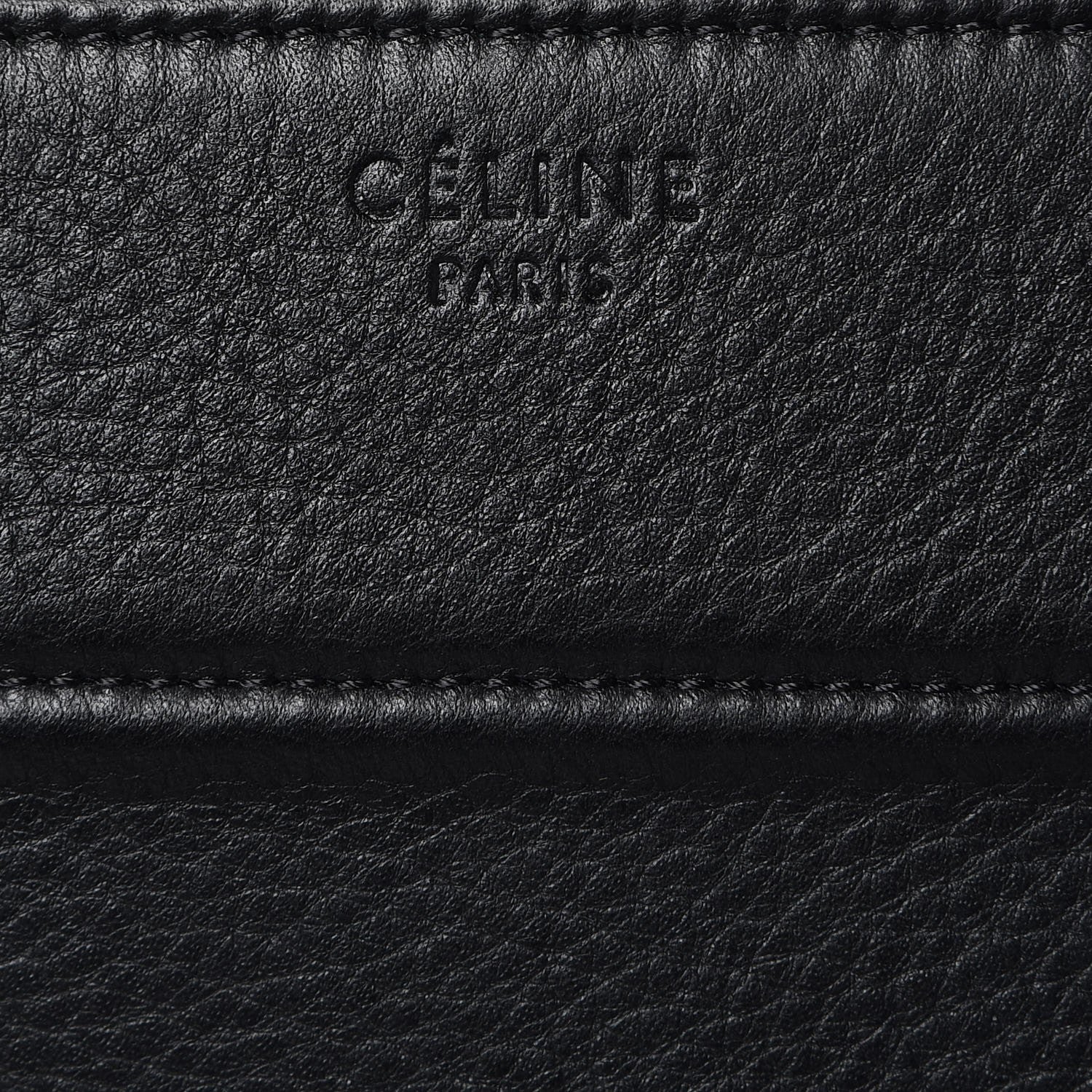 Celine Supple Calfskin Medium Phantom Luggage Black 6 of 9