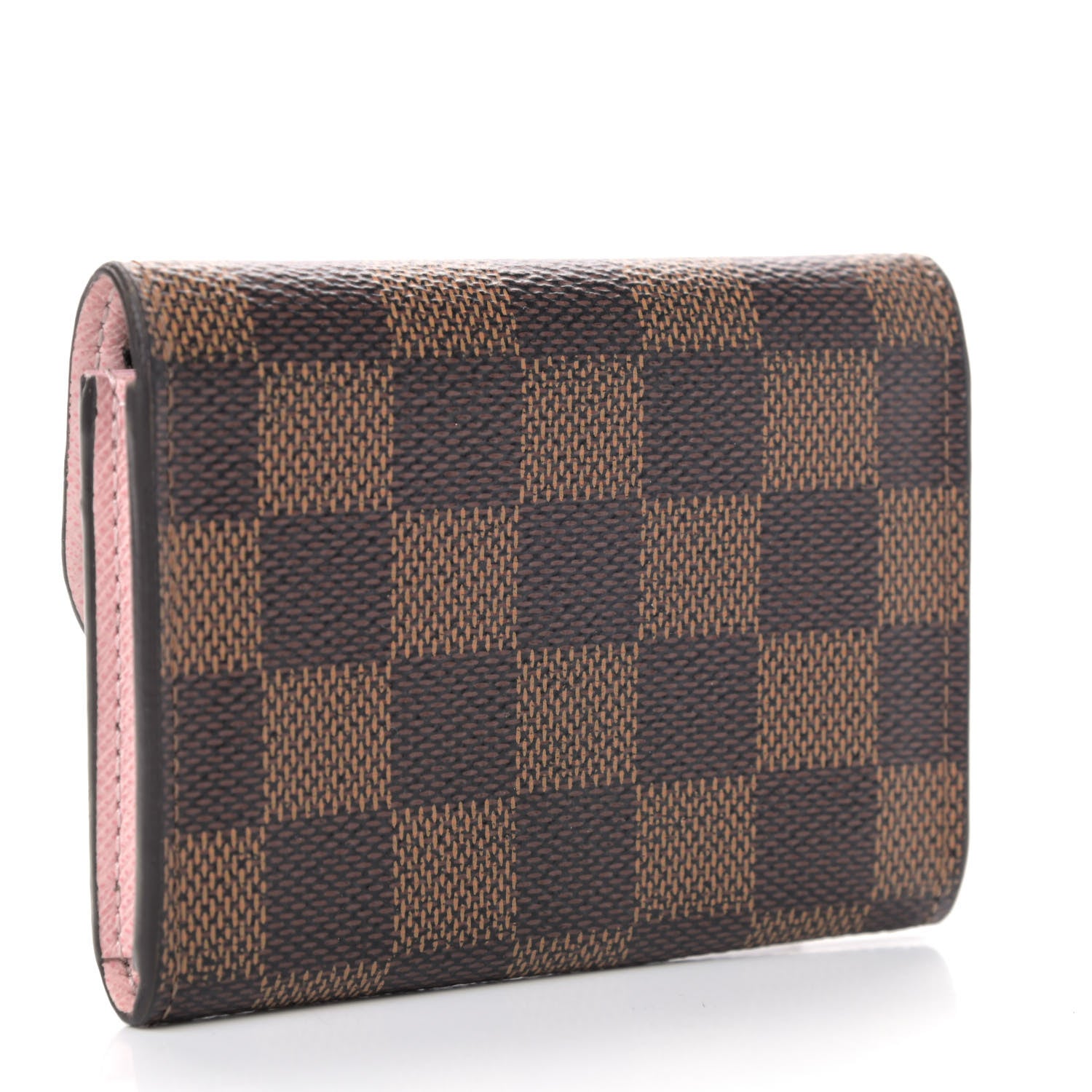 Louis Vuitton Damier Ebene Rosalie Coin Purse Rose Ballerine 2 of 5