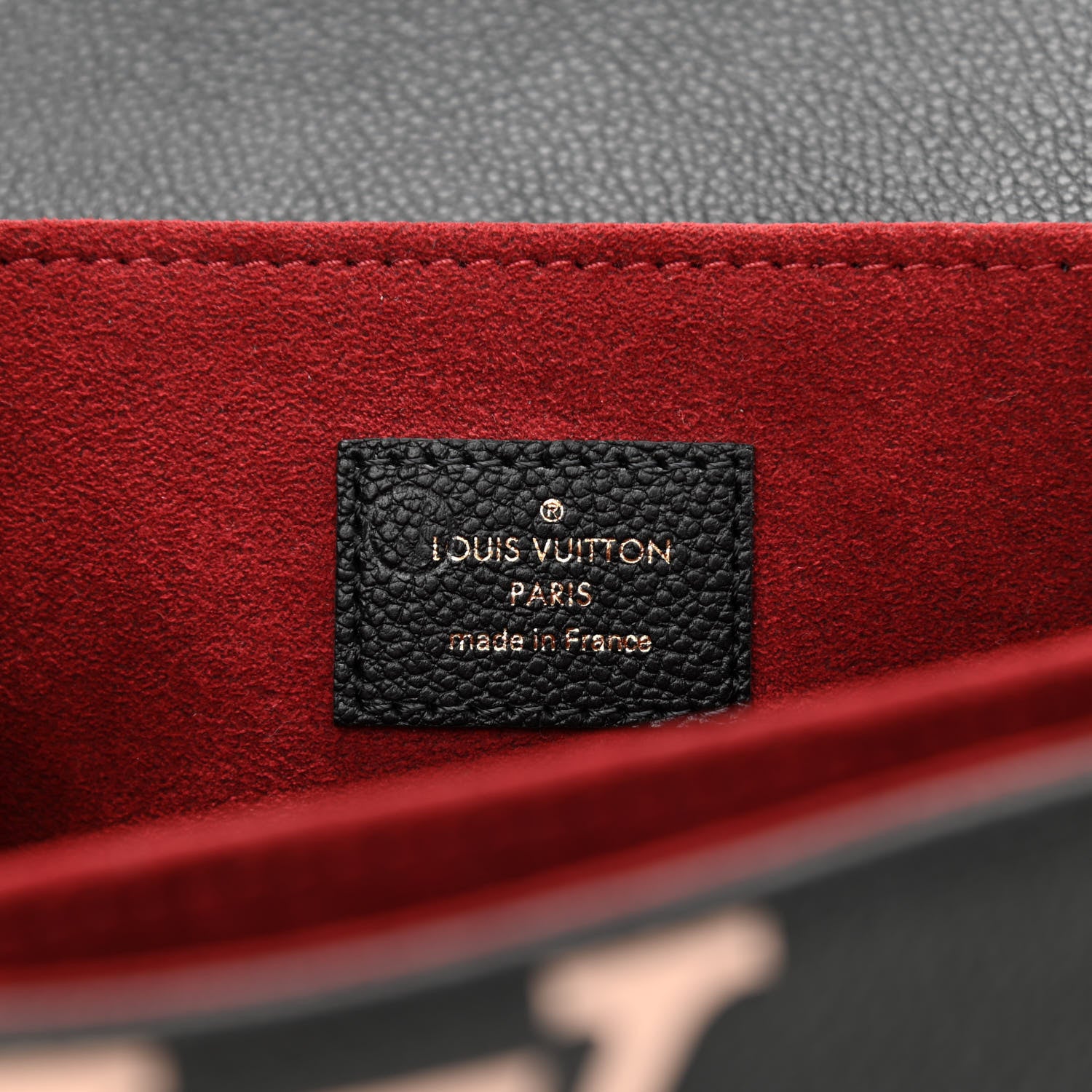 Louis Vuitton Empreinte Monogram Giant Pochette Metis Black Beige 6 of 8