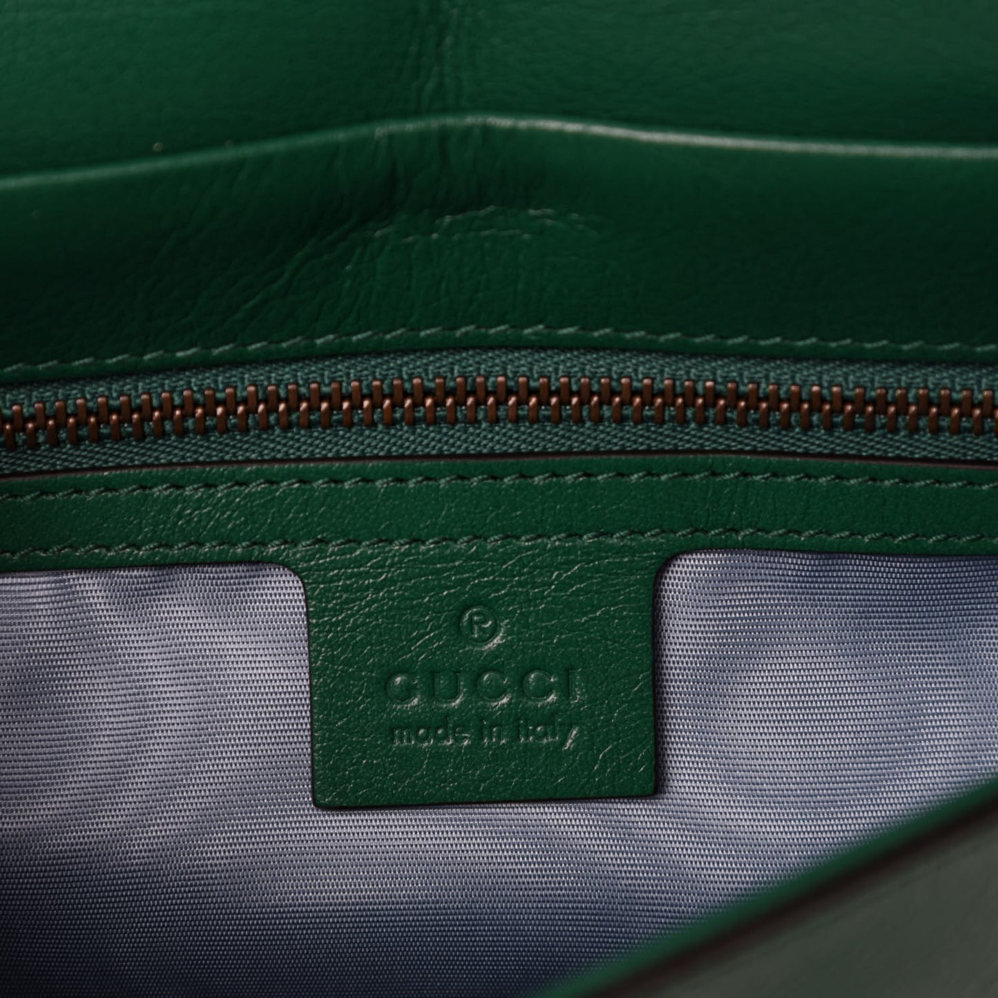 Calfskin Medium Thiara Double Envelope Shoulder Bag Blue Green