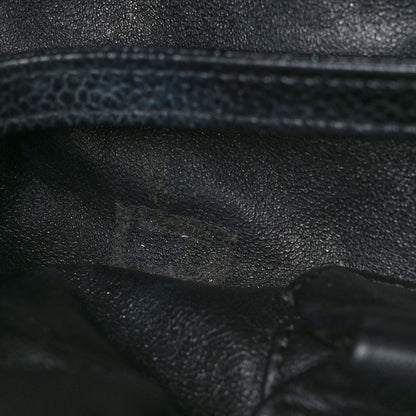 Chanel Caviar Quilted CC Timeless Bowler Black 7 of 12