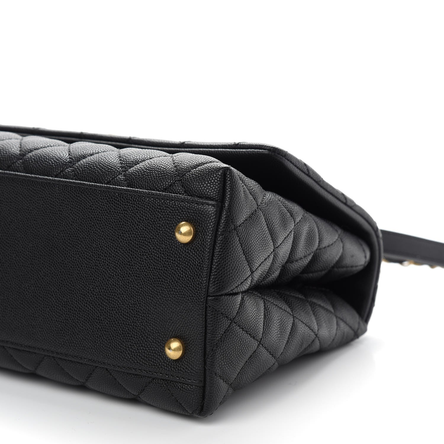 Chanel Caviar Quilted Small Coco Handle Flap Black 10 of 10