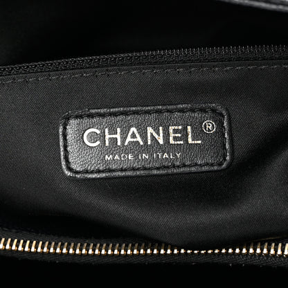 Chanel Caviar Quilted Grand Shopping Tote GST Black 6 of 10