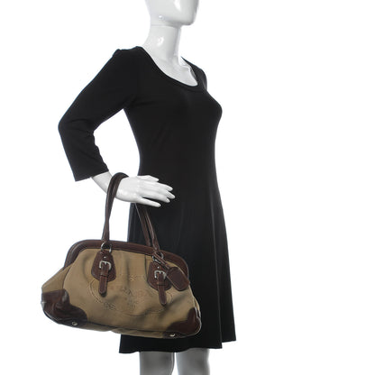 Prada Jacquard Logo Frame Brown 2 of 12