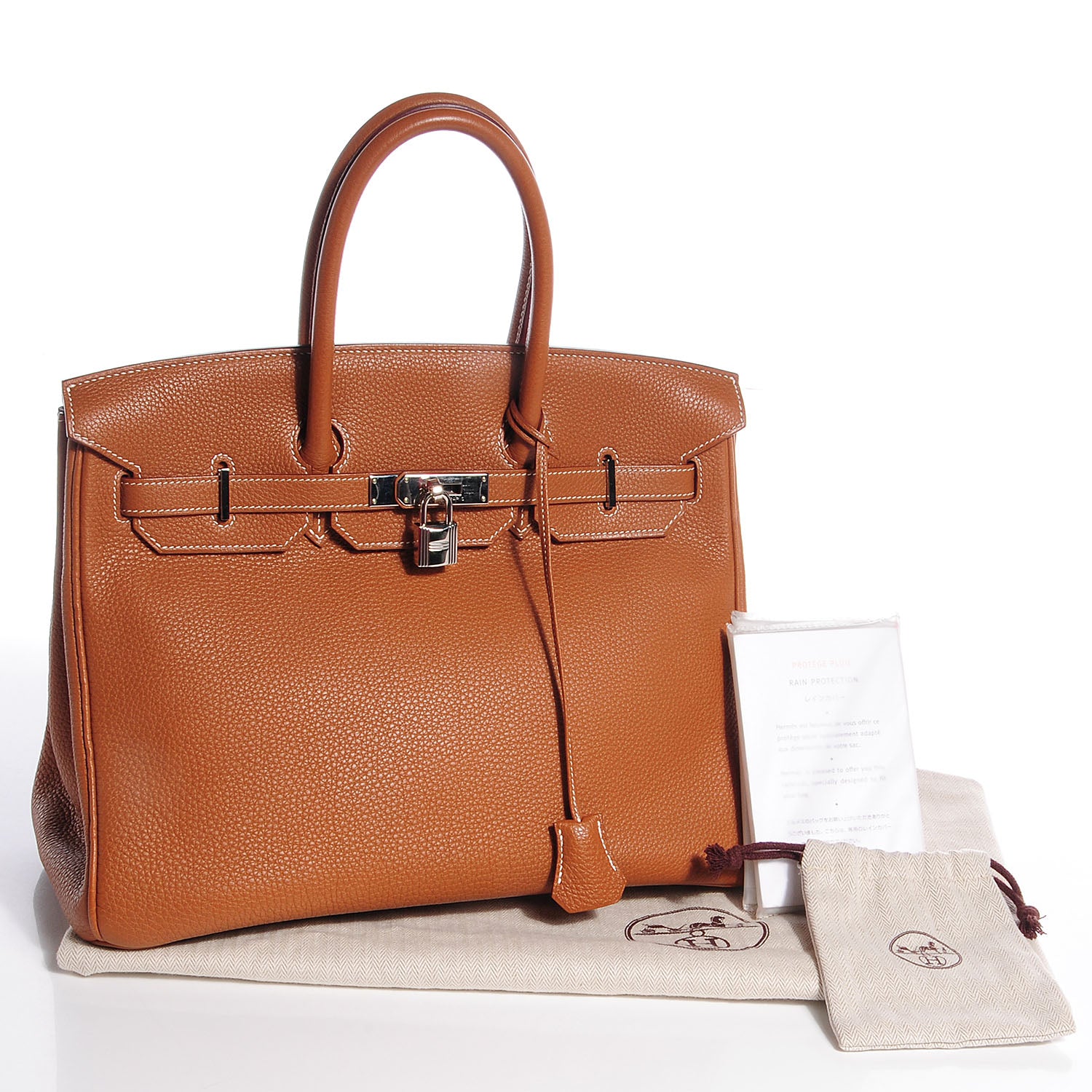 Hermes Togo Birkin 35 Gold 5 of 10