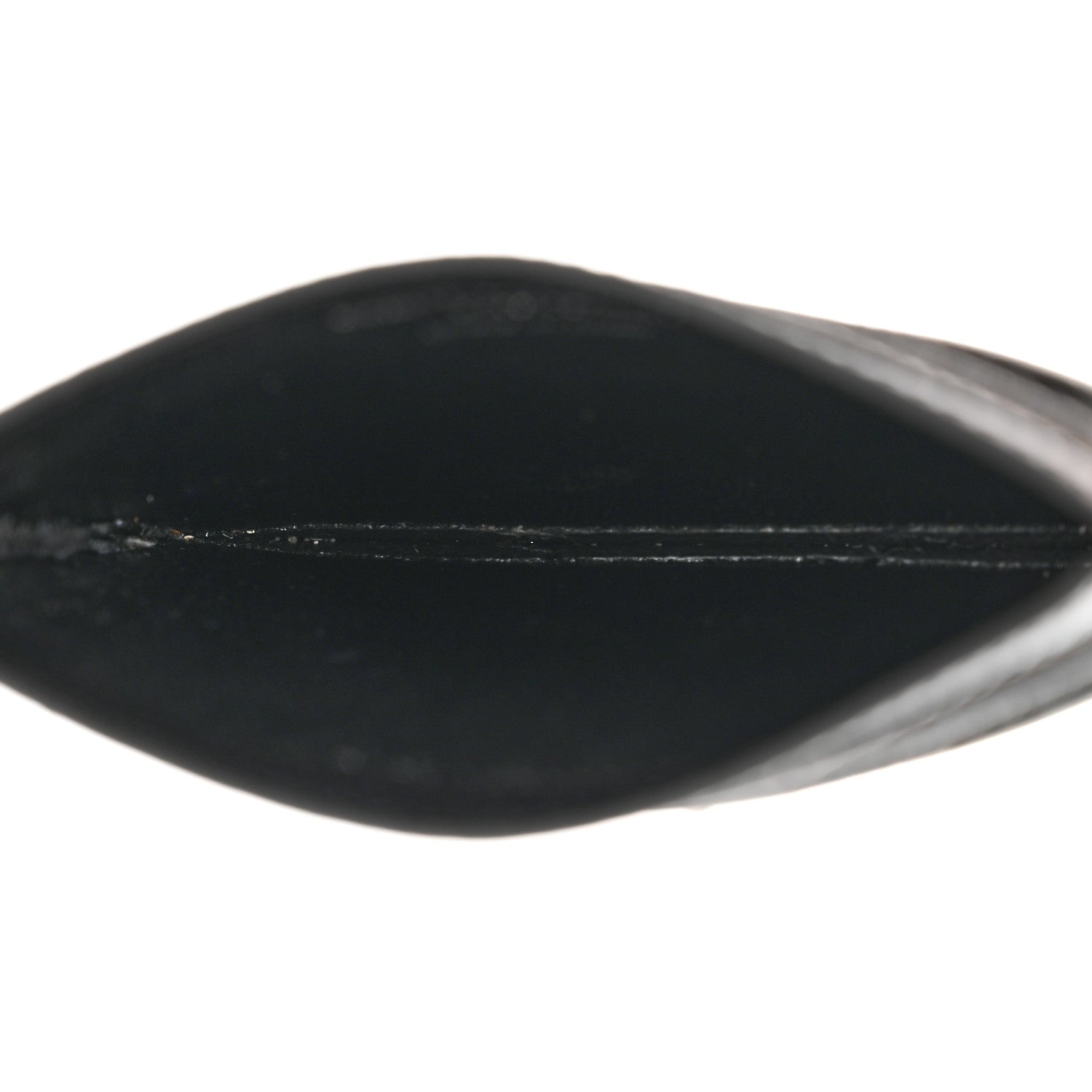 Saint Laurent Grain De Poudre Matelasse Chevron Monogram Credit Card Case Coal 5 of 9