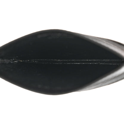 Saint Laurent Grain De Poudre Matelasse Chevron Monogram Credit Card Case Coal 5 of 9