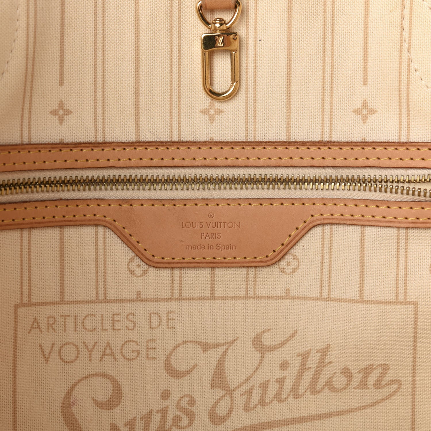 Louis Vuitton Damier Azur Neverfull MM 6 of 14