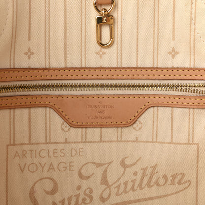 Louis Vuitton Damier Azur Neverfull MM 6 of 14