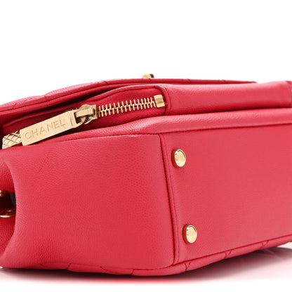 Chanel Caviar Quilted Medium Business Affinity Flap Red 9 of 10