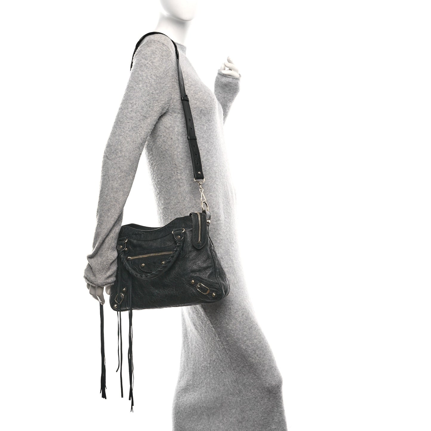 Agneau Classic Gold Hardware Town Black
