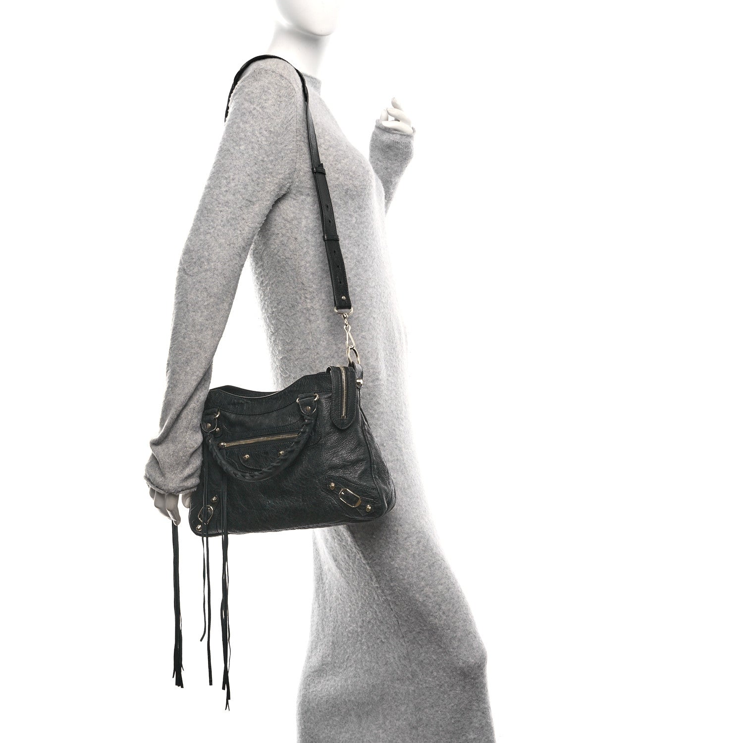 Balenciaga Agneau Classic Gold Hardware Town Black 2 of 10