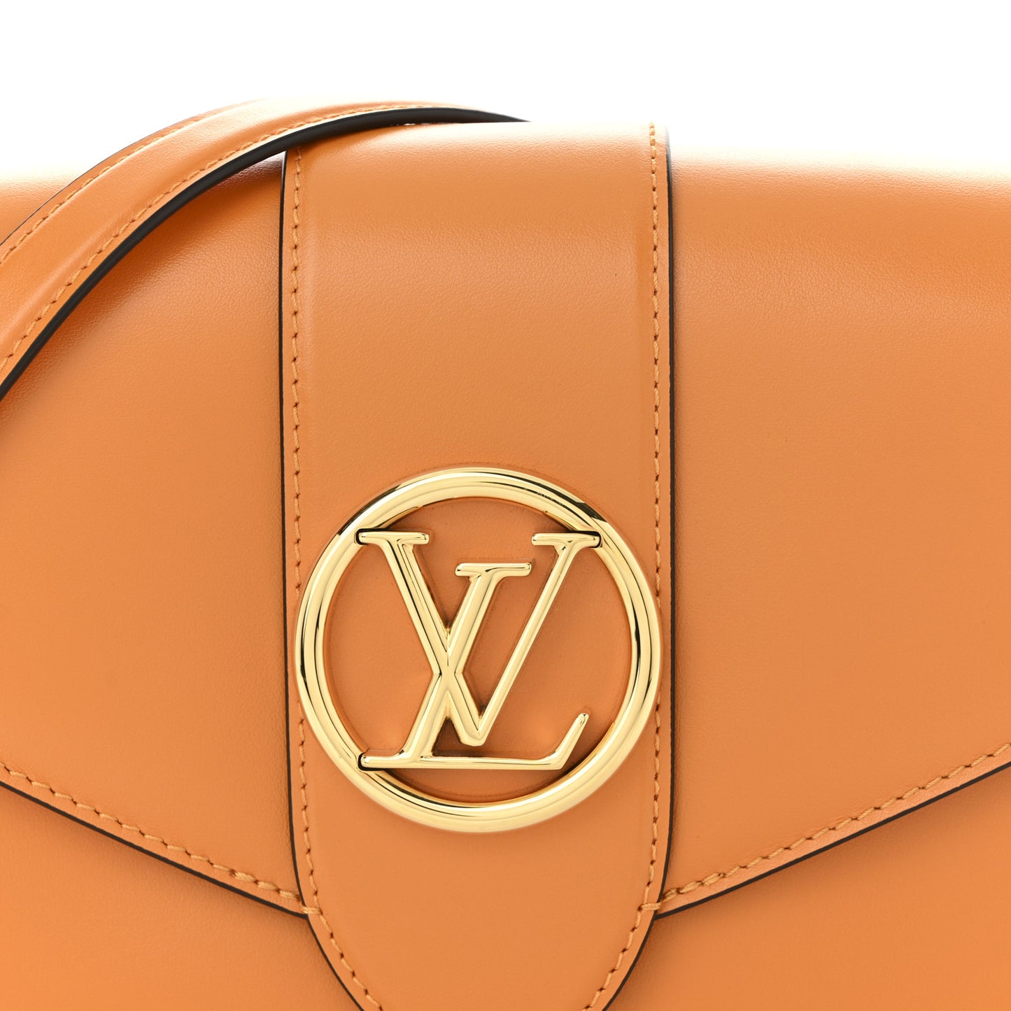 Smooth Calfskin LV Pont 9 Summer Gold
