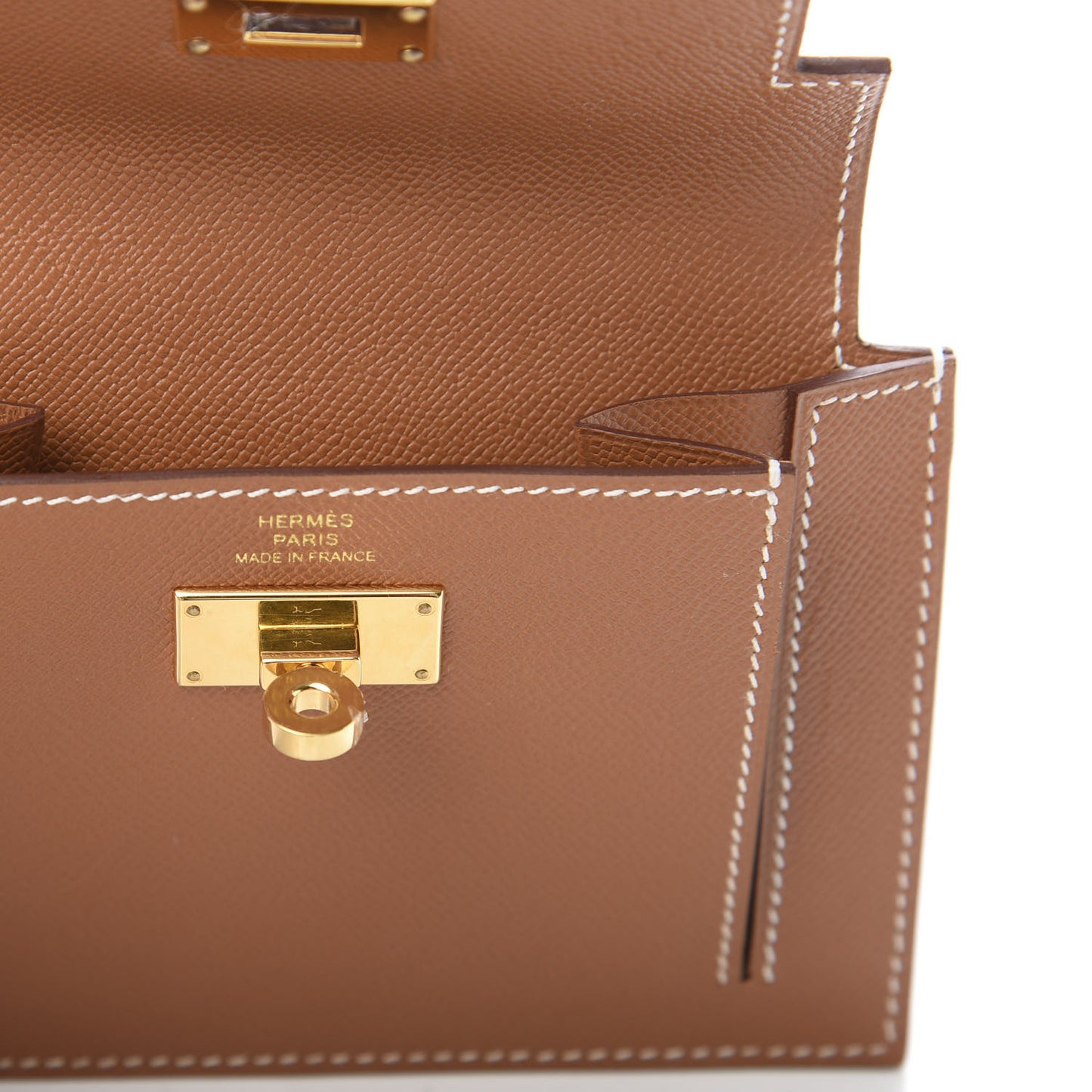 Epsom Kelly Pocket Compact Wallet Gold