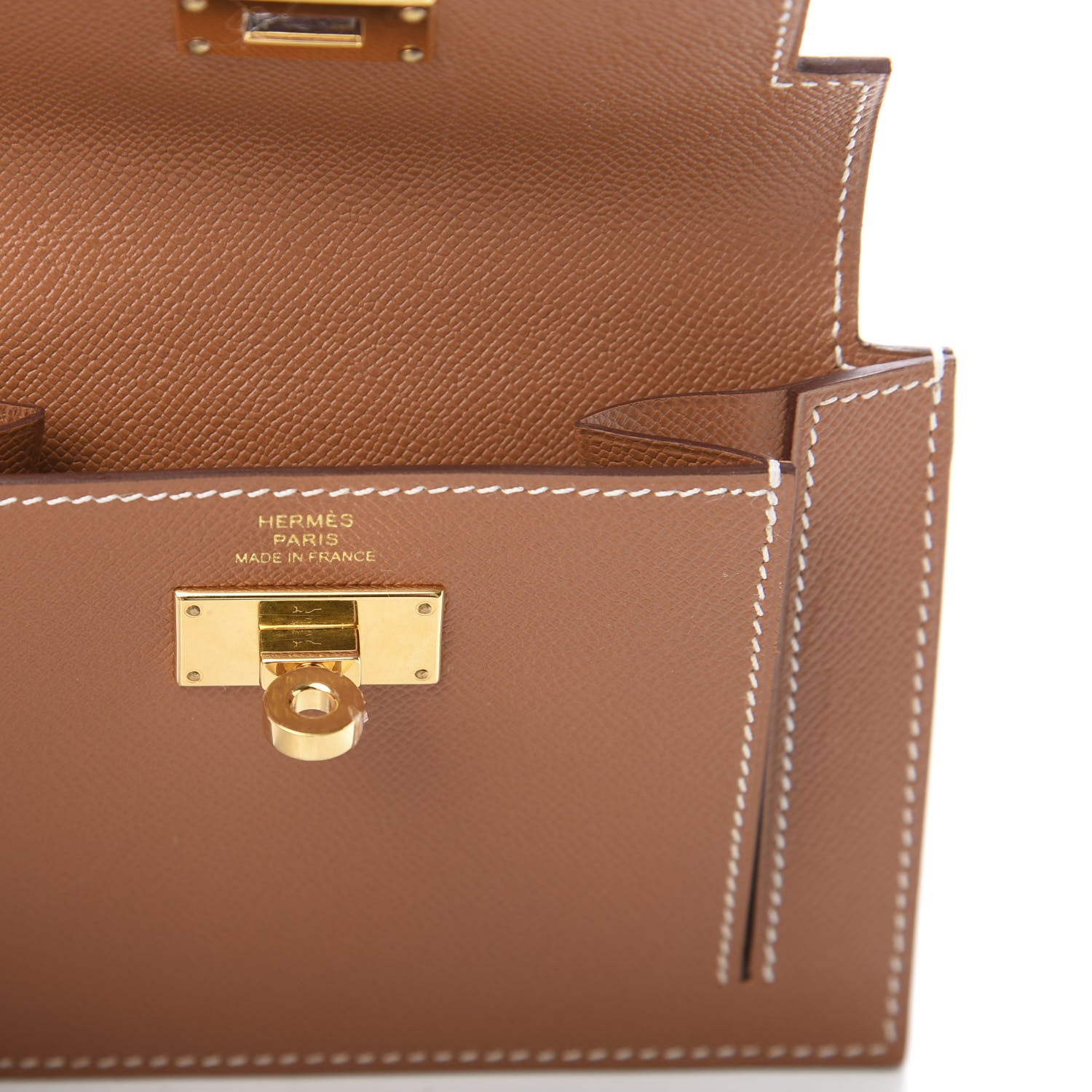 Hermes Epsom Kelly Pocket Compact Wallet Gold 6 of 8