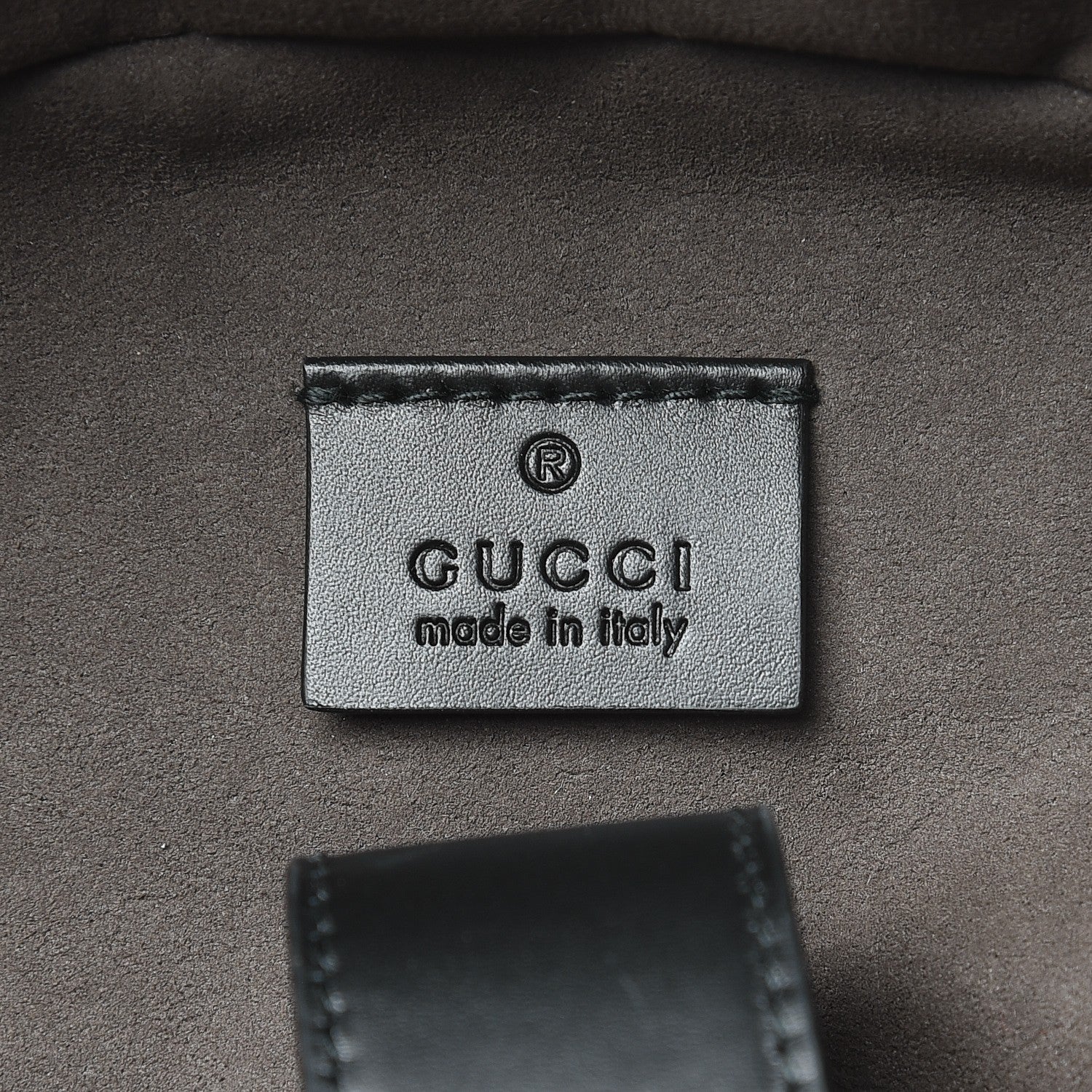 Gucci Guccissima Signature Day Backpack Black 6 of 7