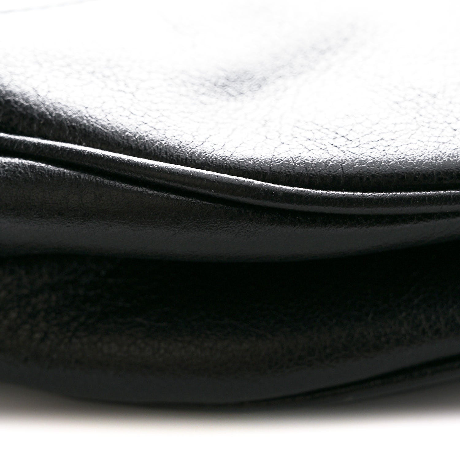 Christian Dior Calfskin Saddle Bag Black 9 of 25