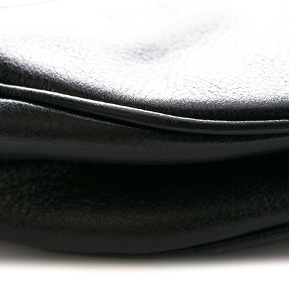Christian Dior Calfskin Saddle Bag Black 9 of 25