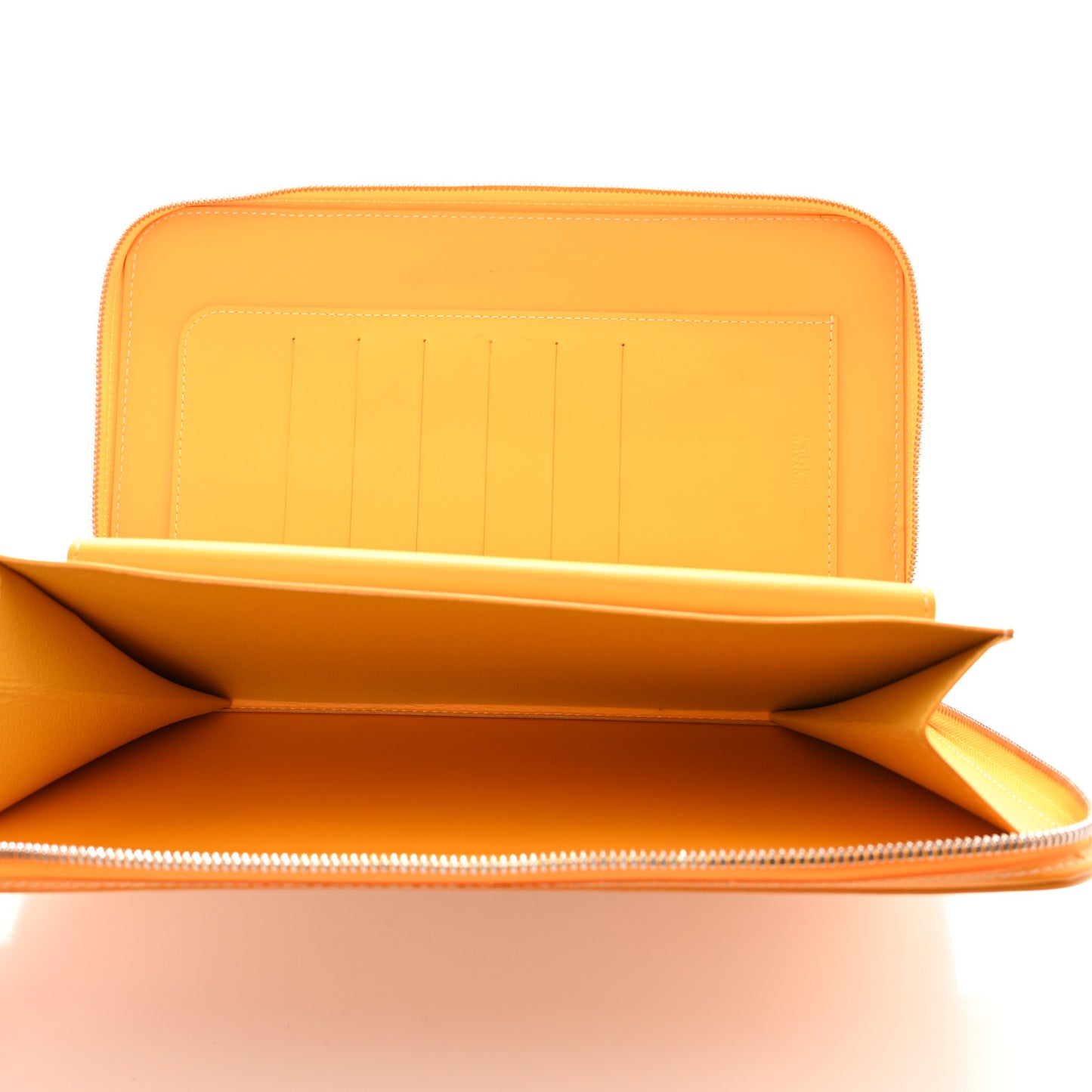 Goyardine Opera Wallet Yellow