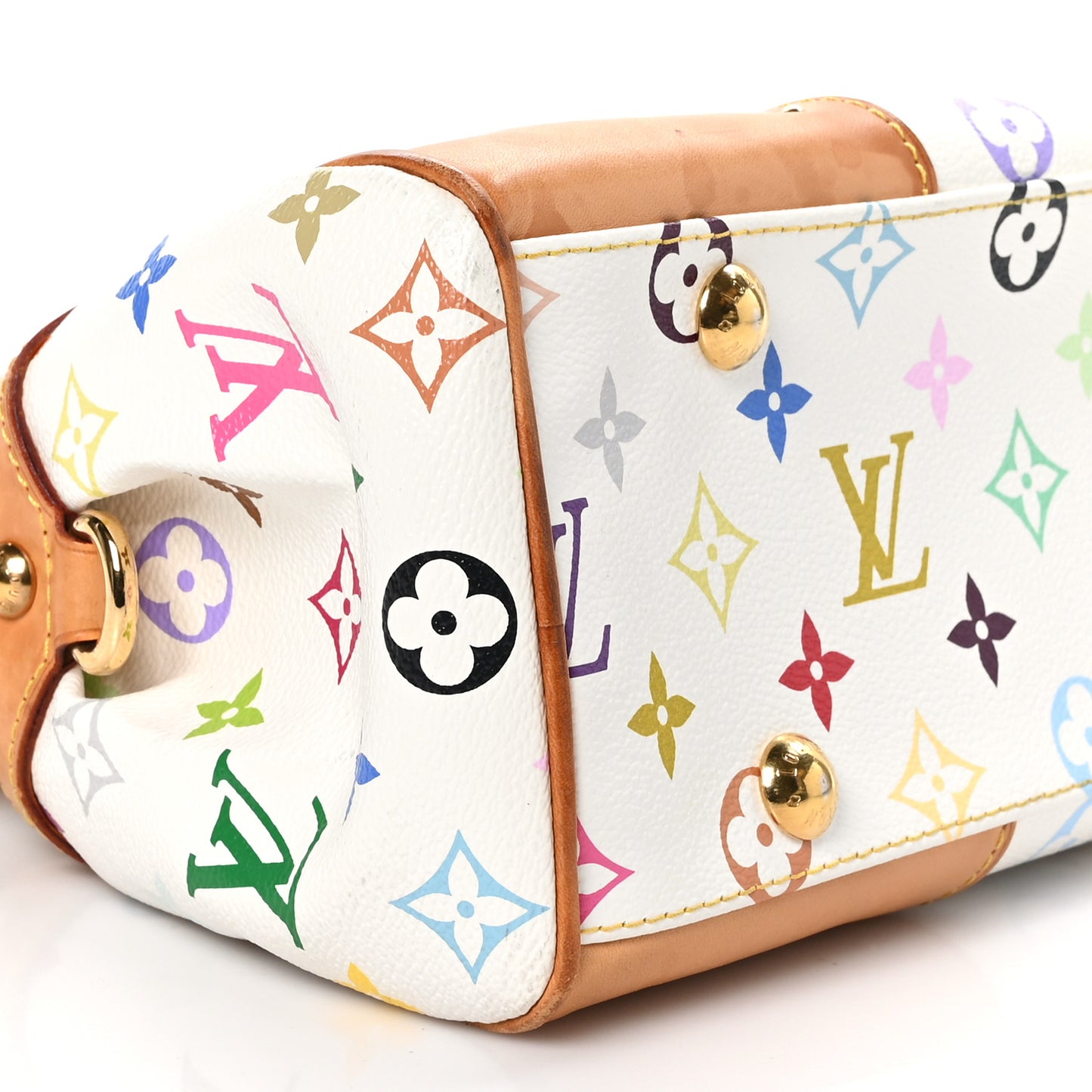 Monogram Multicolor Beverly MM White