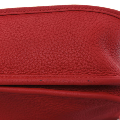 Hermes Taurillon Clemence Evelyne III PM Rouge Tomate 12 of 13