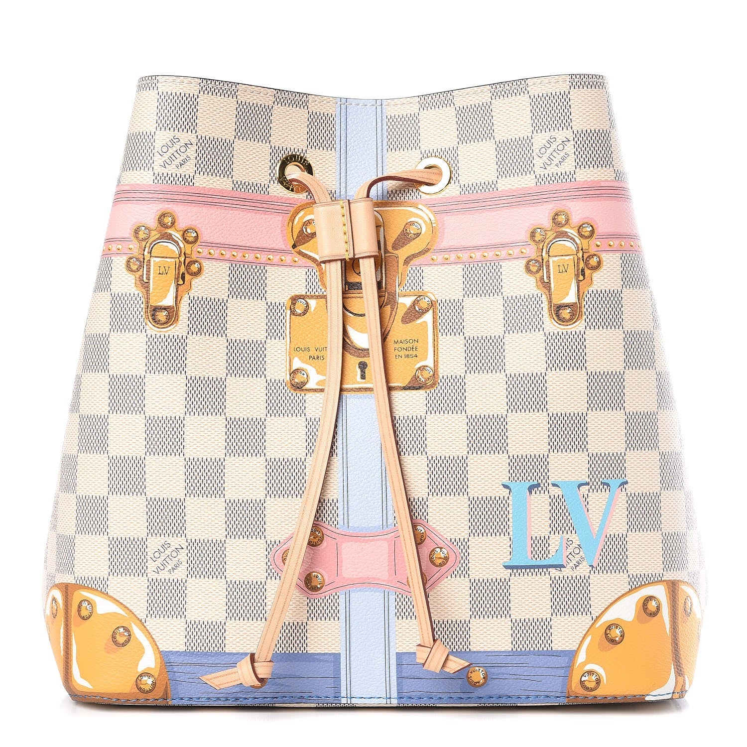Louis Vuitton Damier Azur Summer Trunks Neonoe 1 of 6