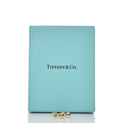 Tiffany 18K Yellow Gold 8mm HardWear Ball Earrings 4 of 4