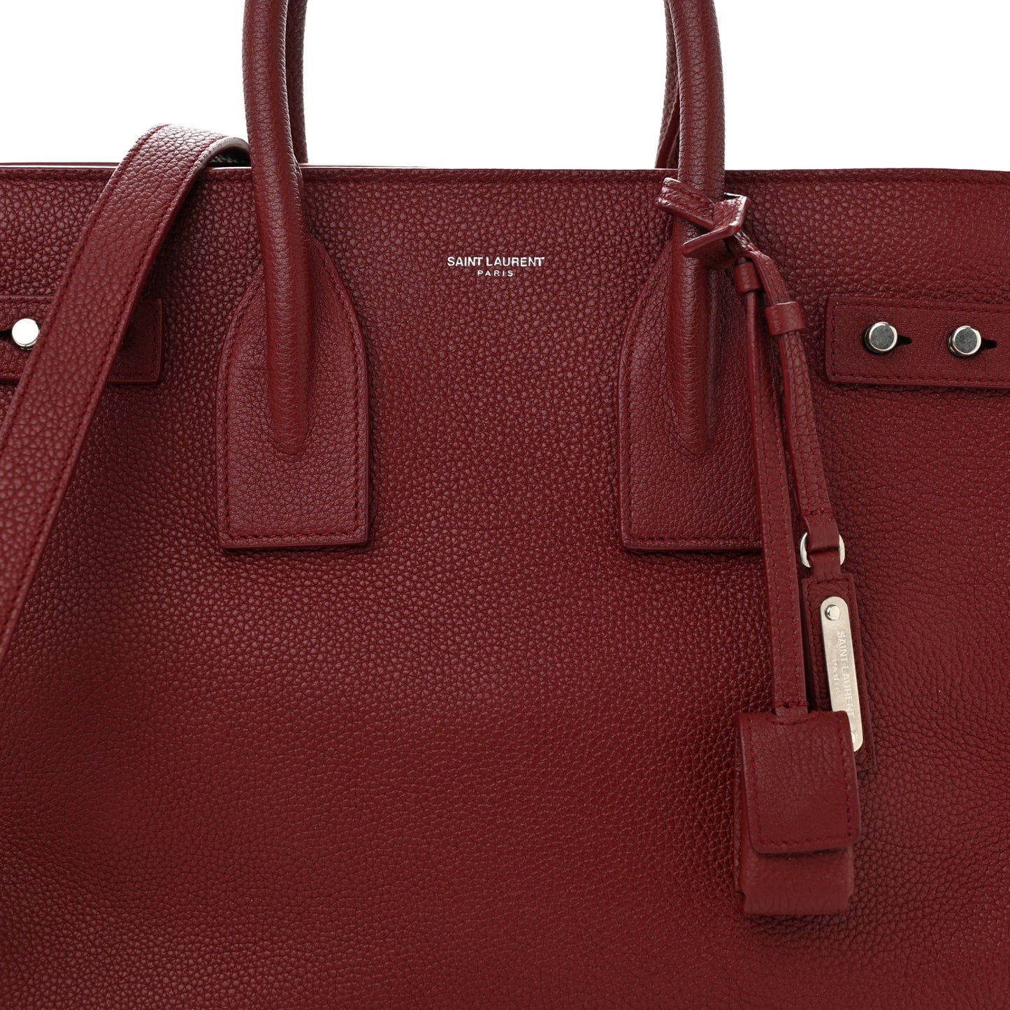 Grained Calfskin Small Supple Sac De Jour Dark Pallisandre