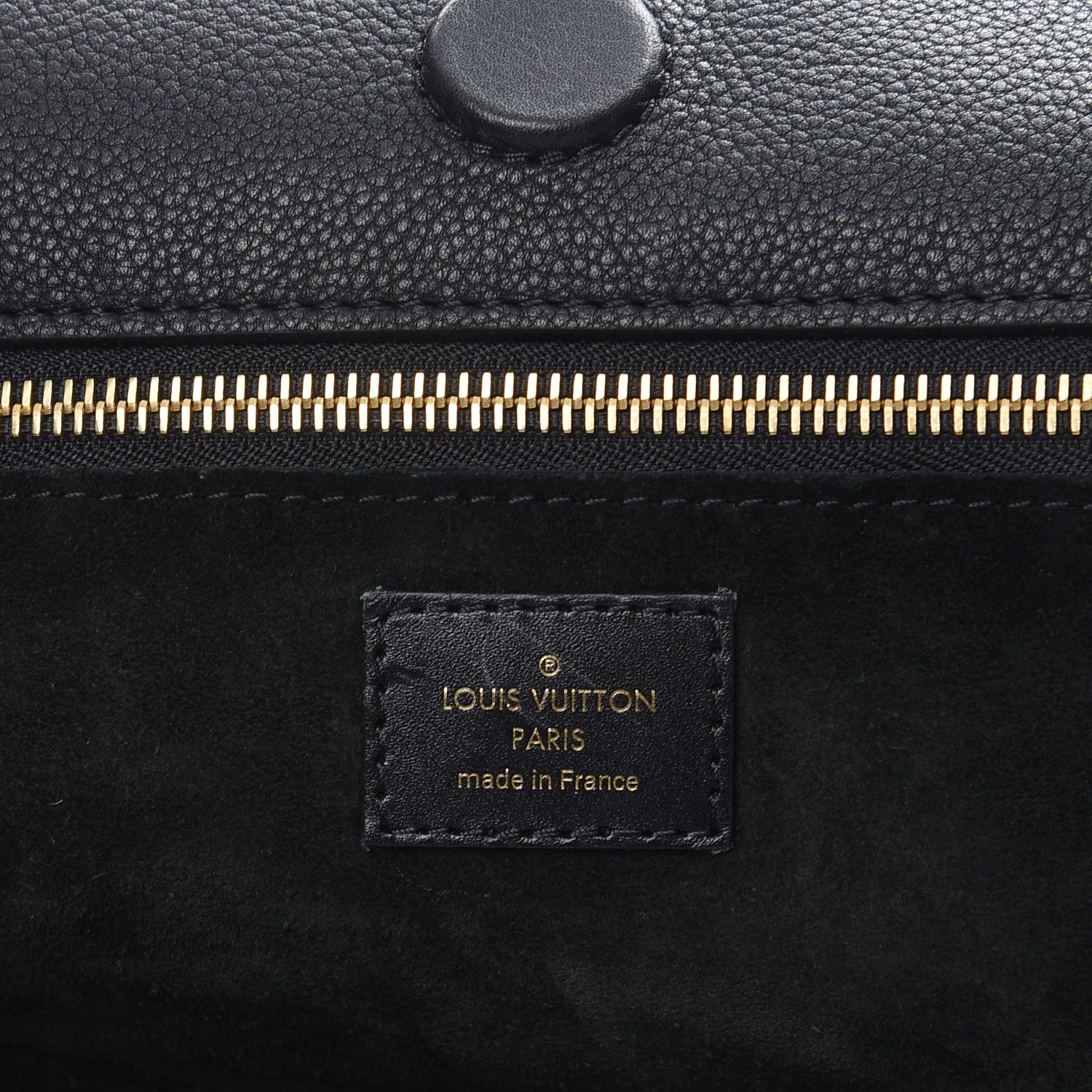 Louis Vuitton Cuir Orfevre Veau Cachemire Tote W GM Black 7 of 12