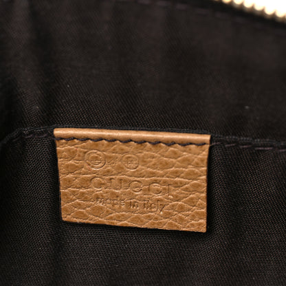 Gucci Calfskin Large Bamboo Clutch Brown 6 of 9