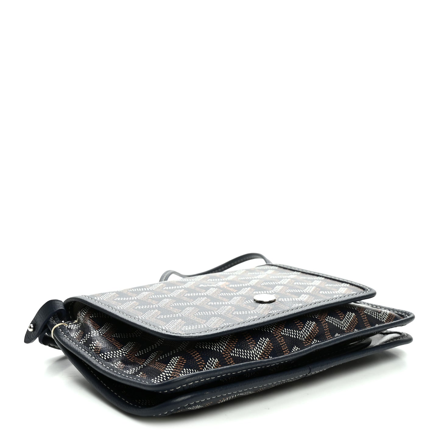 Goyardine Plumet Wallet Clutch Navy