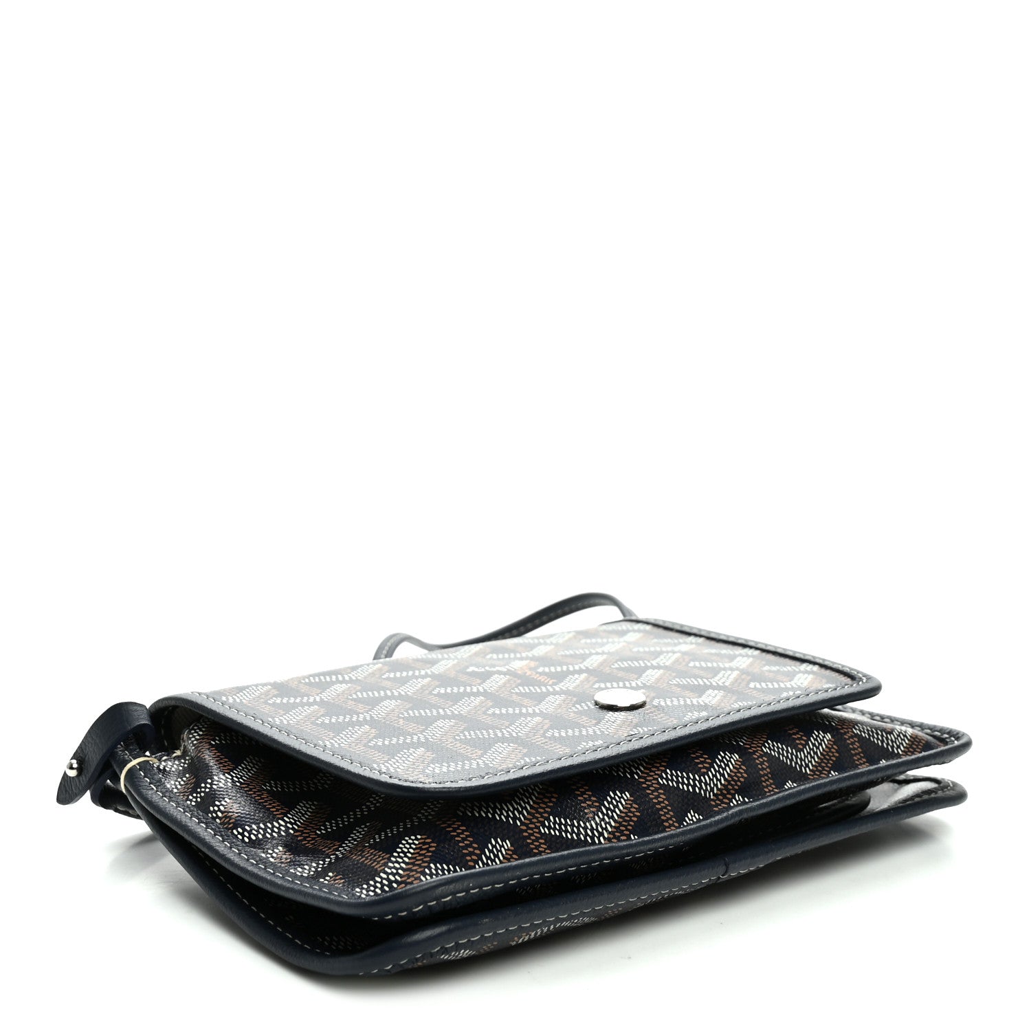 Goyard Goyardine Plumet Wallet Clutch Navy 4 of 11