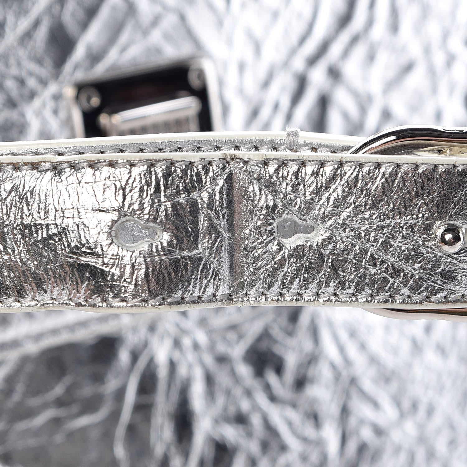 Christian Dior Metallic Calfskin Medium Diorever Flap Silver 16 of 16