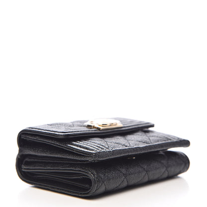 Chanel Caviar Quilted Small Boy Flap Wallet Black 4 of 8