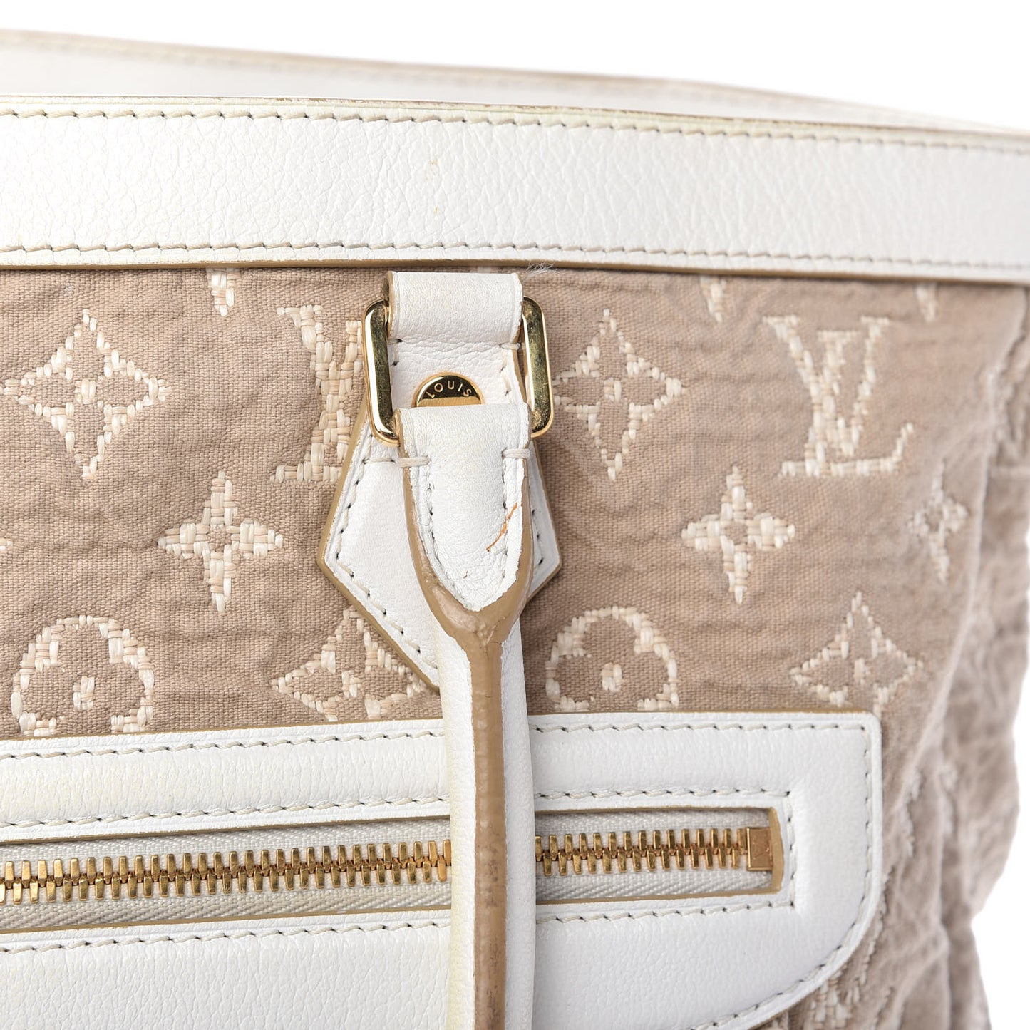 Monogram Sabbia Cabas GM White