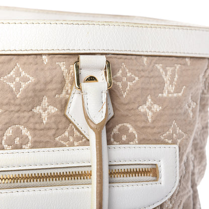 Louis Vuitton Monogram Sabbia Cabas GM White 11 of 14