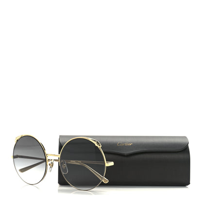 Cartier Panthere De Cartier Round Sunglasses CT0149S Gold 8 of 8