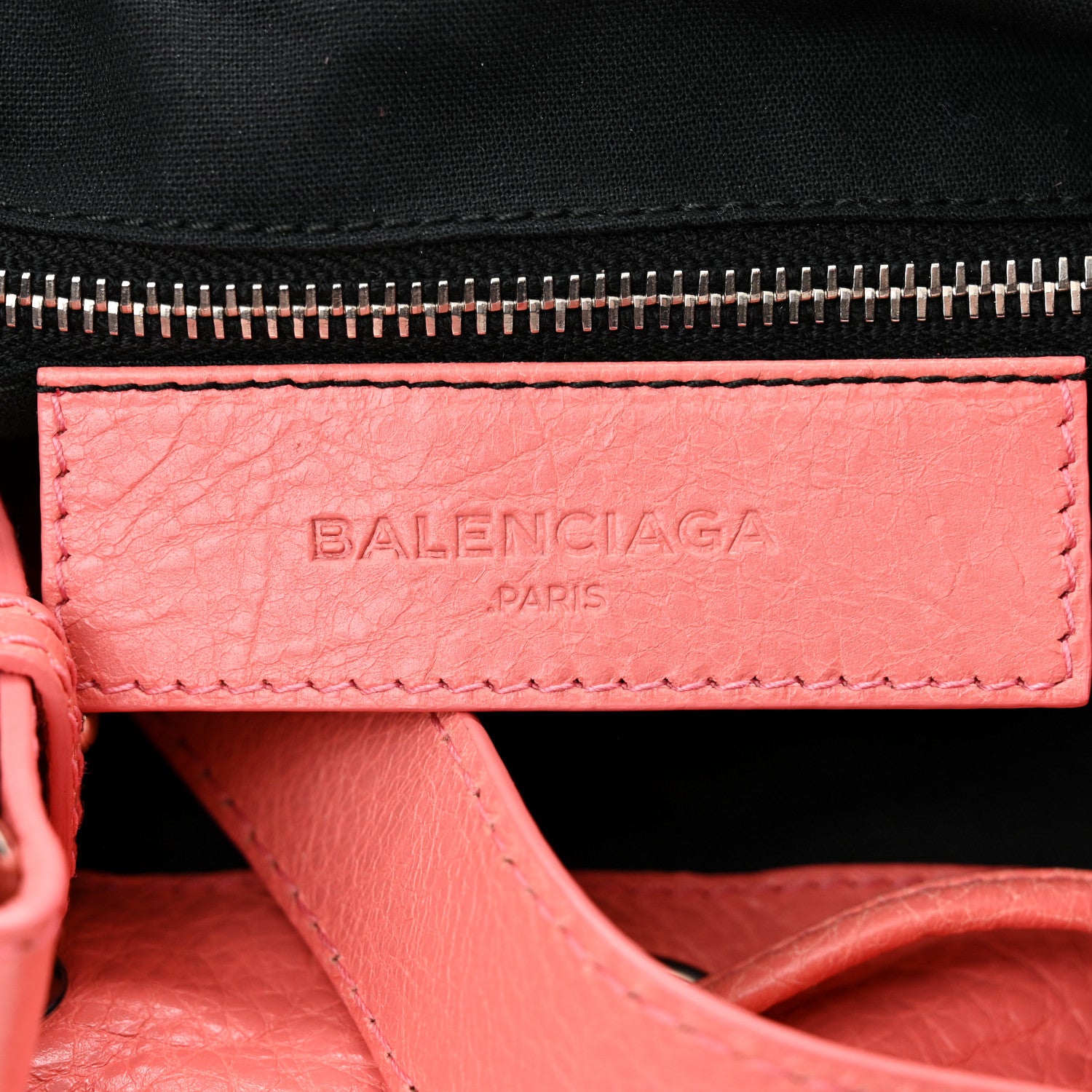 Balenciaga Agneau Giant 12 Silver Hardware Mini Pompon Rose Azalee 6 of 10