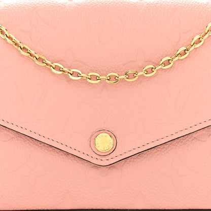 Louis Vuitton Empreinte Pochette Felicie Chain Wallet Rose Poudre 11 of 14