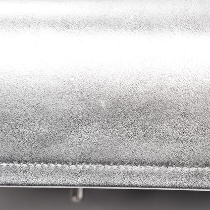 Chanel Lambskin Hand Painted Medium Double Flap Black Silver 12 of 12