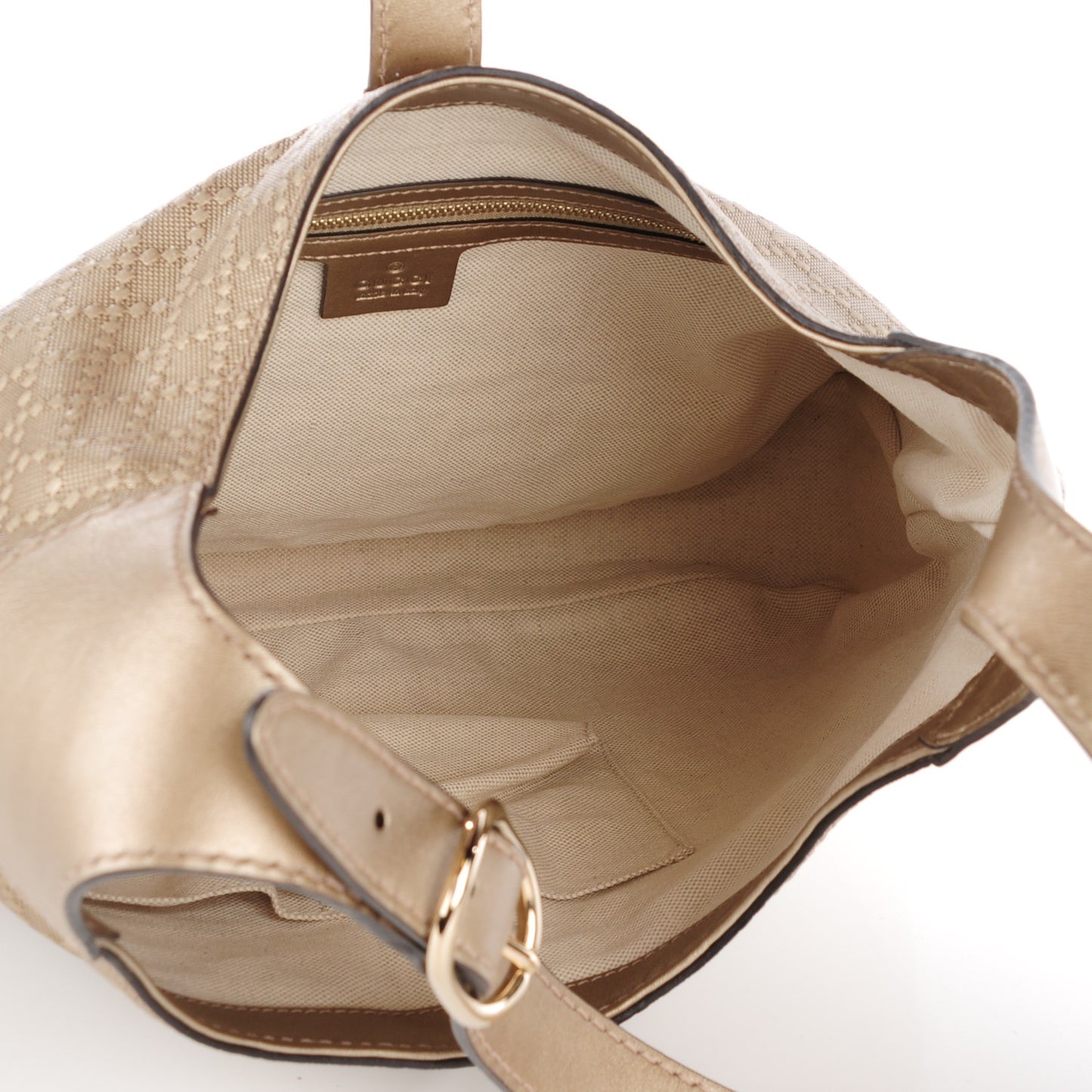 Diamante Medium New Jackie Shoulder Bag Champagne