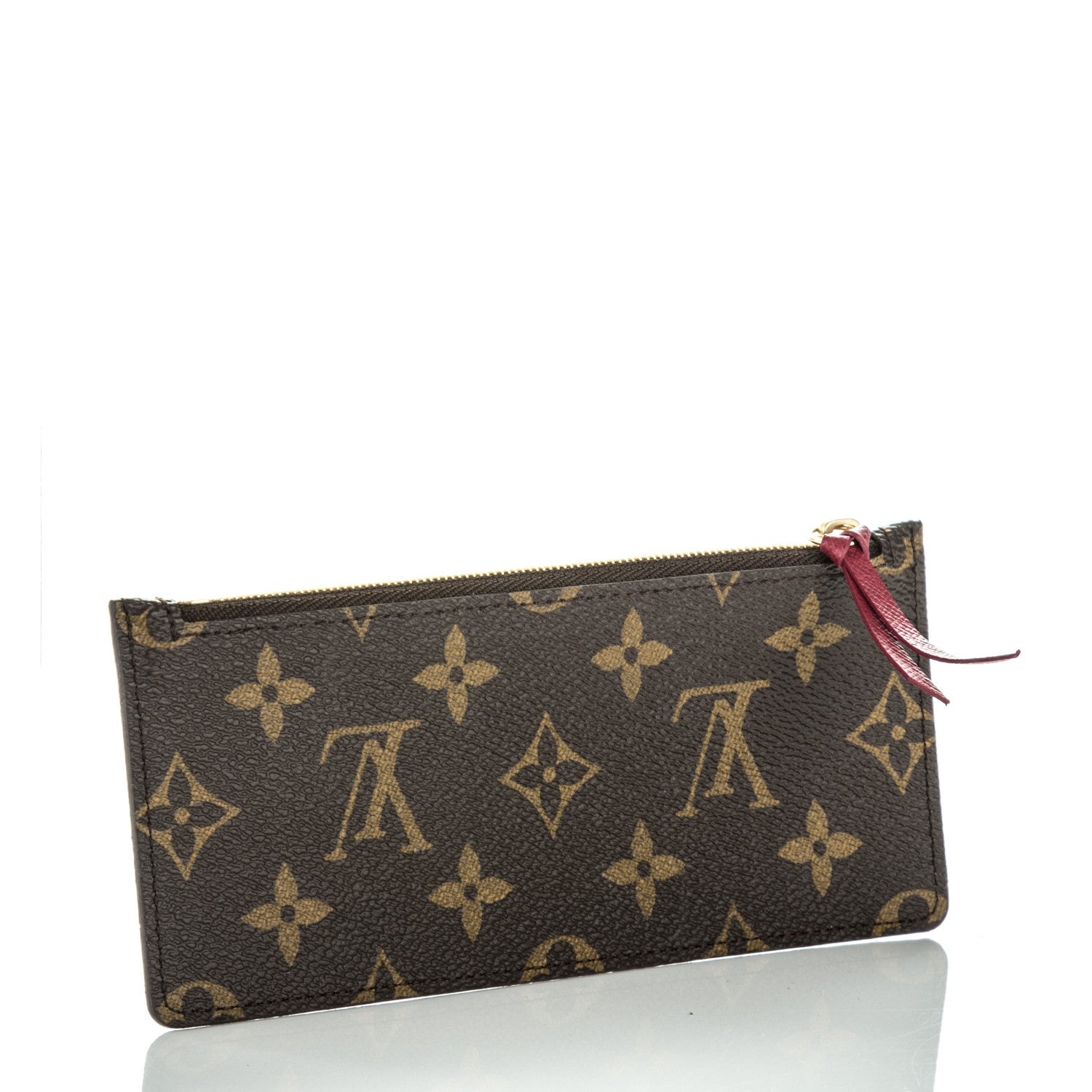 Louis Vuitton Monogram Felicie Chain Wallet Zippered Insert 3 of 7
