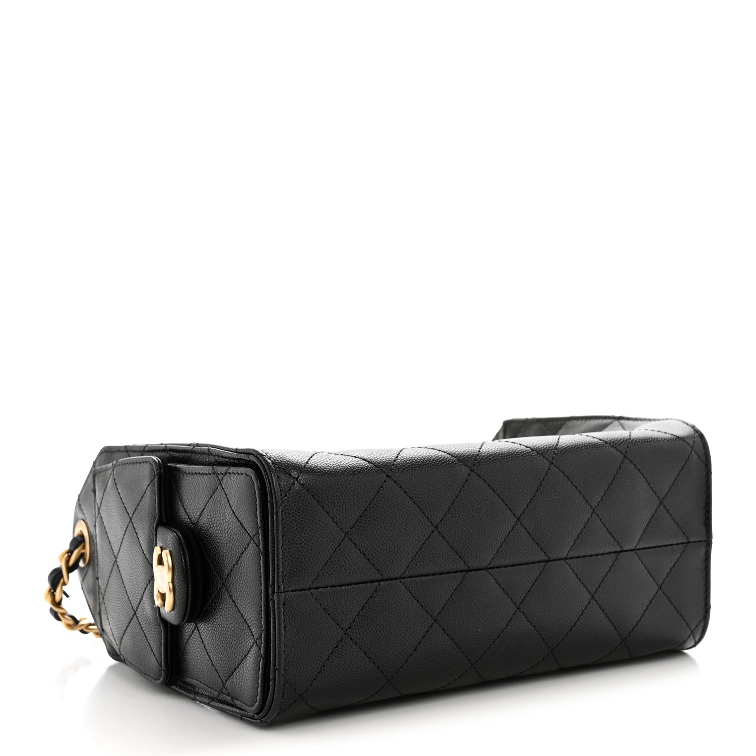 Chanel Caviar Quilted Mini Chanel 25 Handbag Black 4 of 11